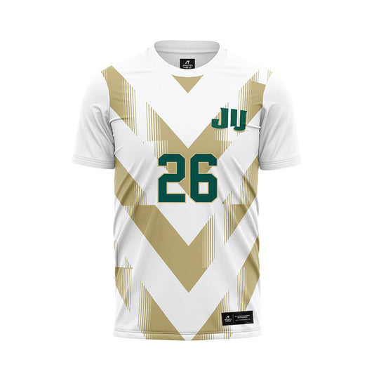 Jacksonville - NCAA Men's Soccer : Juan Pablo Gonzalez - White Soccer Jersey