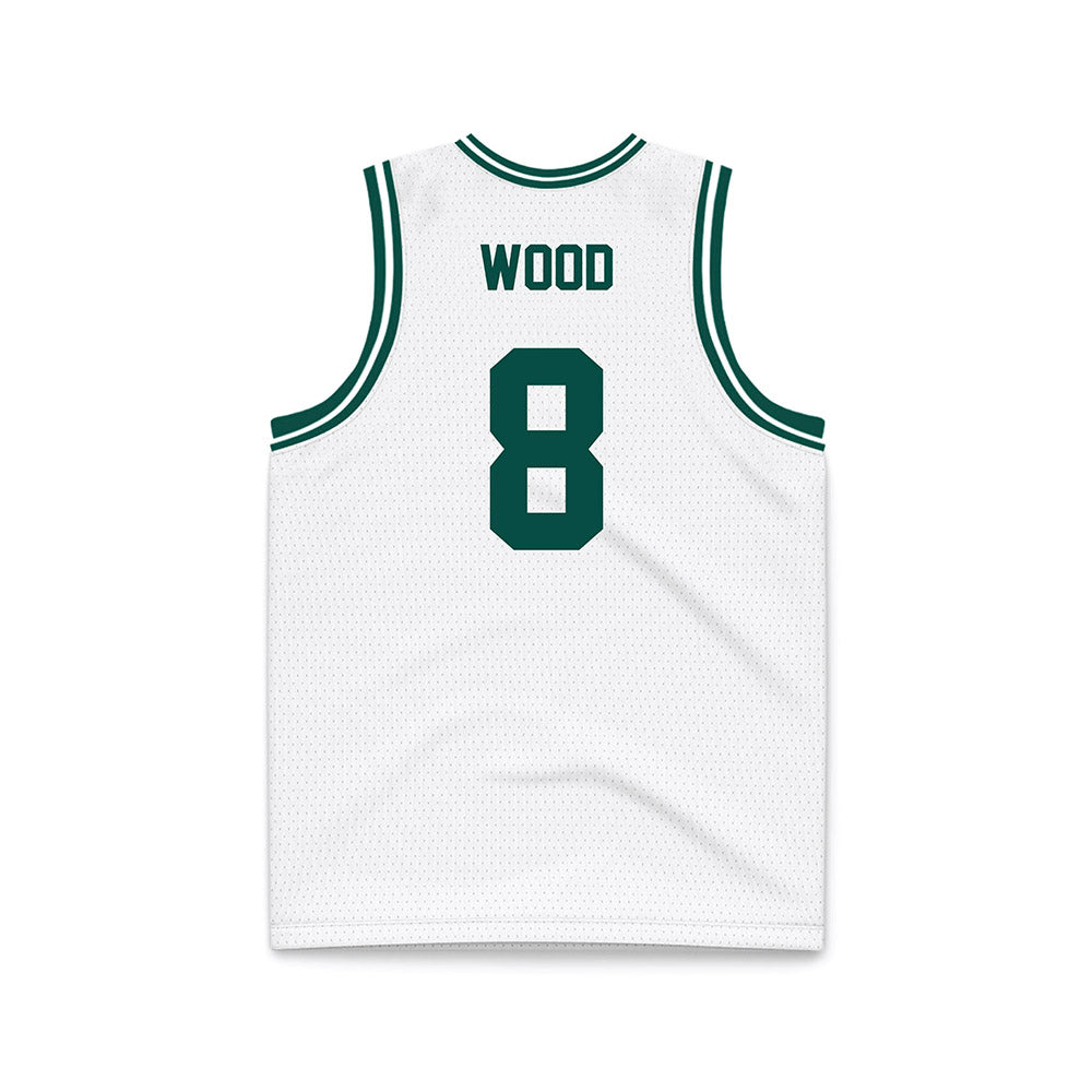 Jacksonville - NCAA Men's Basketball : Hayden Wood - White Basketball Jersey-1