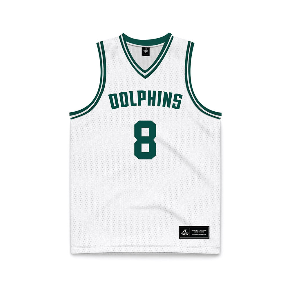 Jacksonville - NCAA Men's Basketball : Hayden Wood - White Basketball Jersey-0