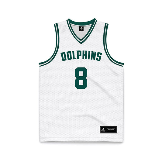 Jacksonville - NCAA Men's Basketball : Hayden Wood - White Basketball Jersey-0