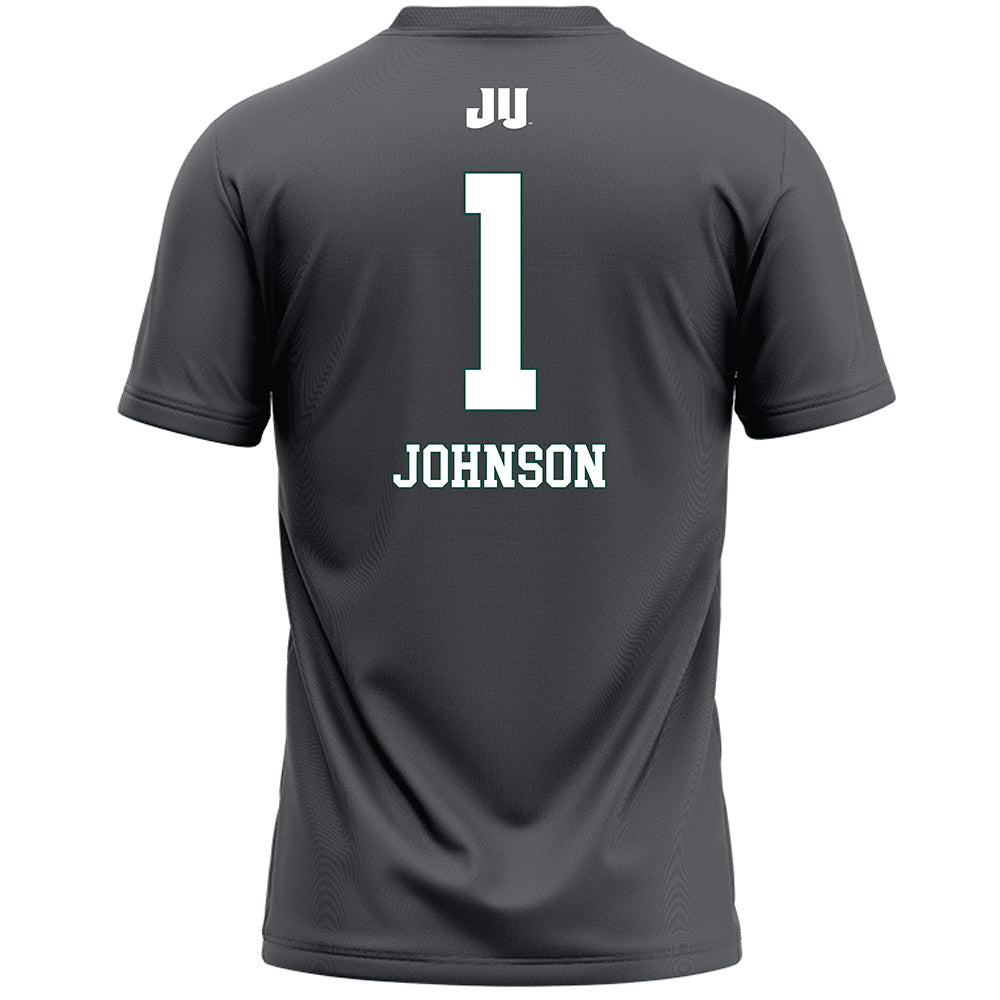 Jacksonville - NCAA Women's Lacrosse : Olivia Johnson - Grey Lacrosse Jersey-1