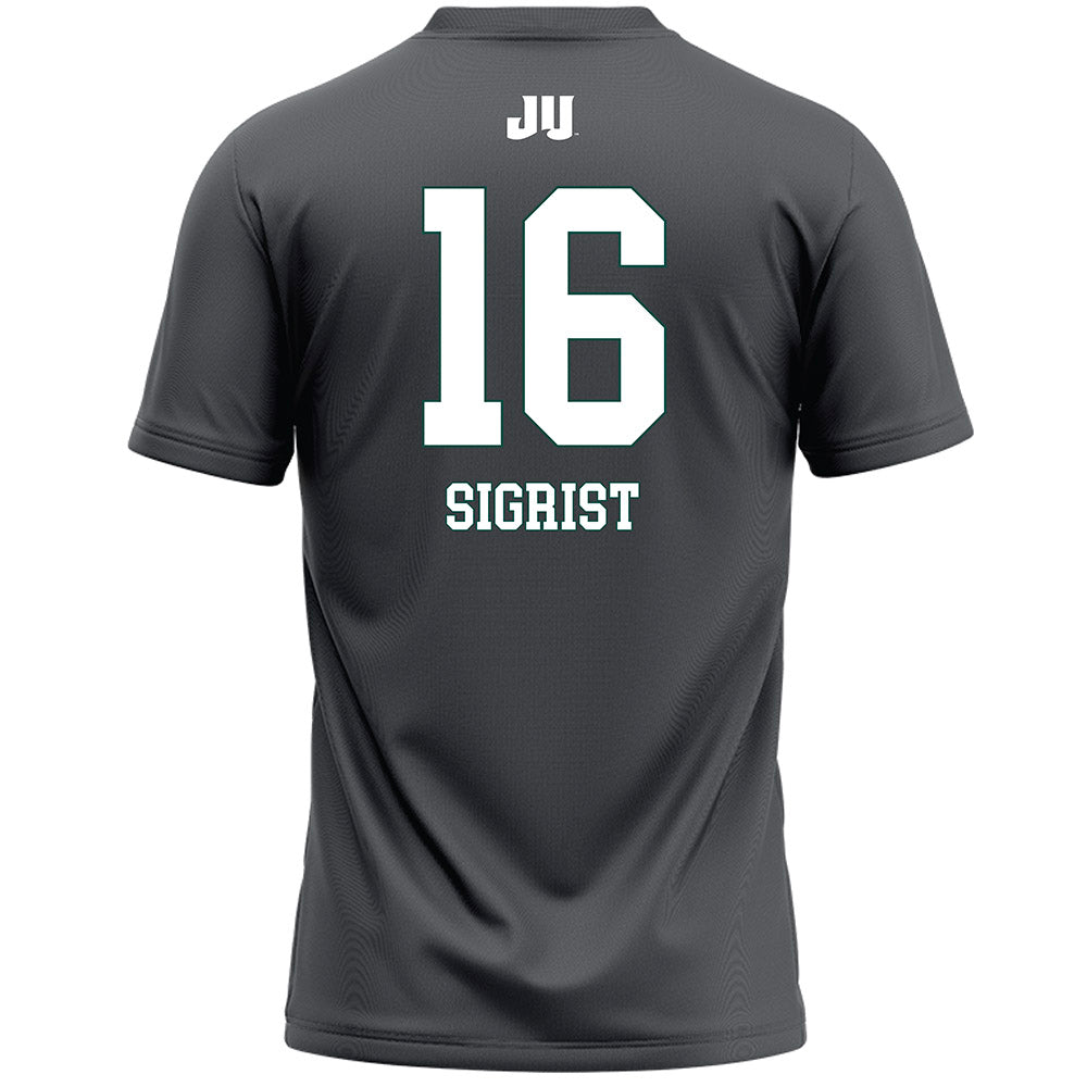 Jacksonville - NCAA Women's Lacrosse : Ava Sigrist - Grey Lacrosse Jersey-1