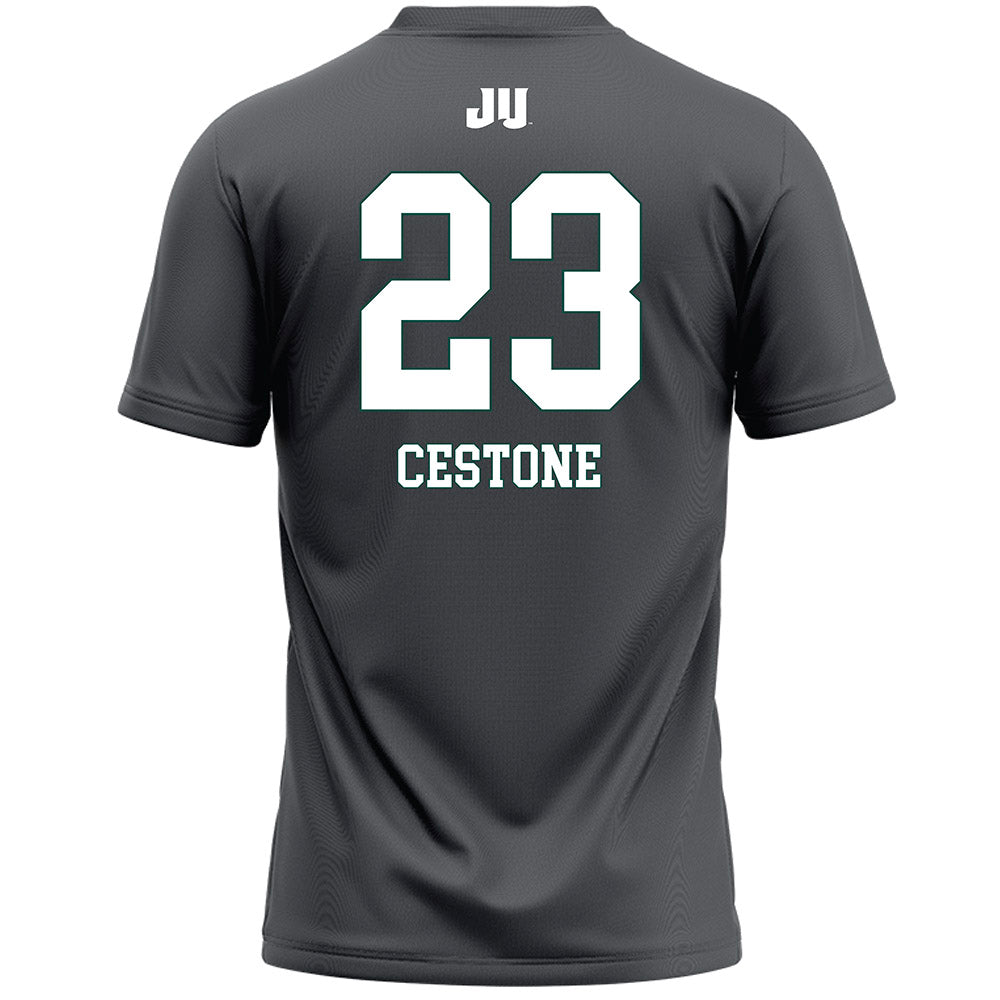 Jacksonville - NCAA Women's Lacrosse : Jacquelyn Cestone - Grey Lacrosse Jersey-1