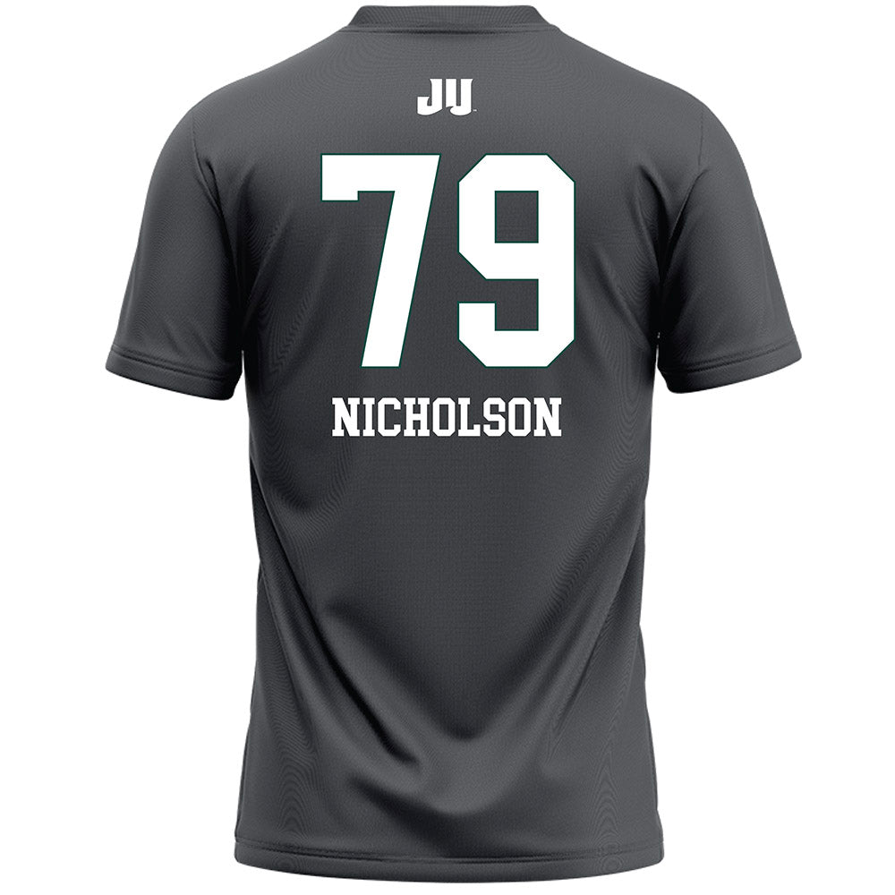 Jacksonville - NCAA Women's Lacrosse : Julia Nicholson - Grey Lacrosse Jersey-1