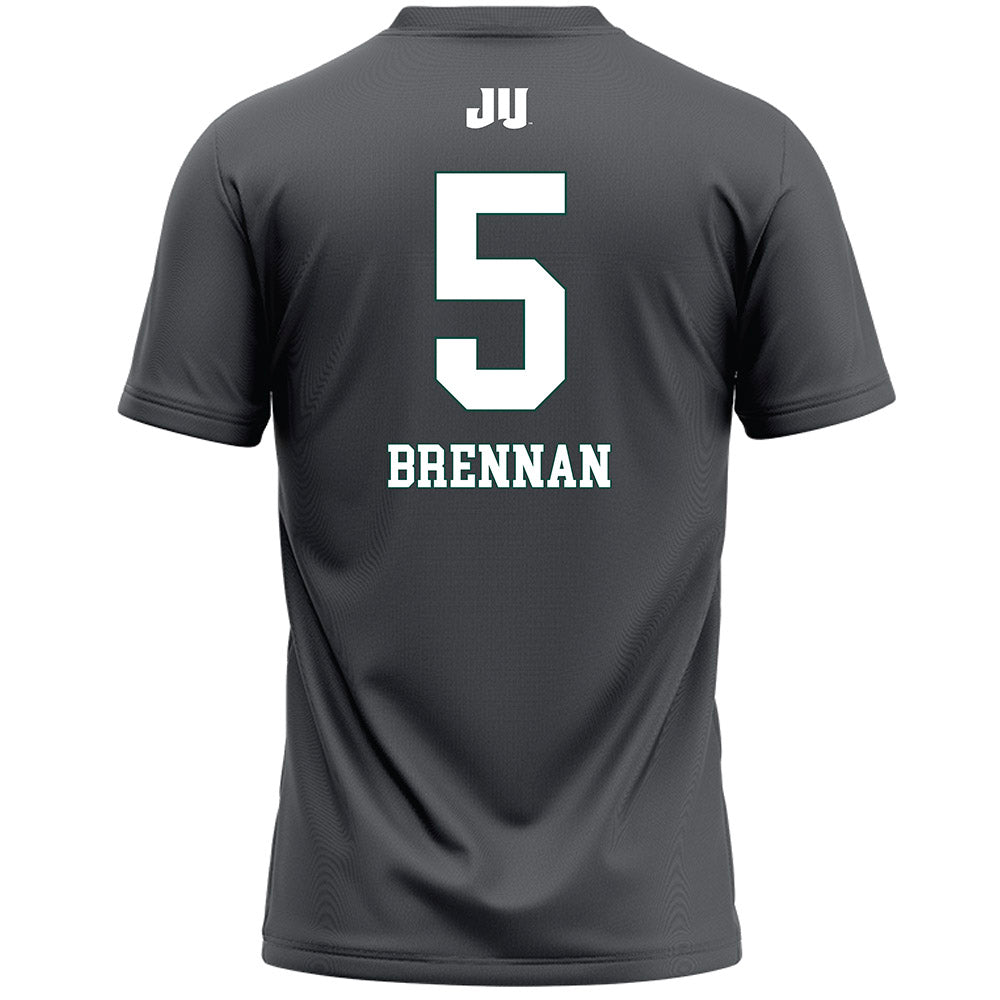 Jacksonville - NCAA Women's Lacrosse : Ella Brennan - Grey Lacrosse Jersey-1
