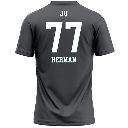 Jacksonville - NCAA Women's Lacrosse : Maddie Herman - Grey Lacrosse Jersey-1