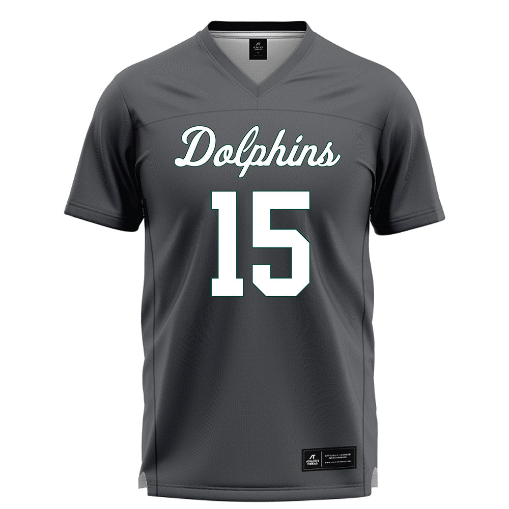 Jacksonville - NCAA Women's Lacrosse : Samantha Ednie - Grey Lacrosse Jersey-0