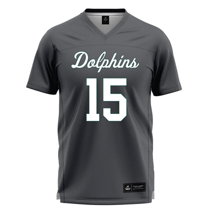 Jacksonville - NCAA Women's Lacrosse : Samantha Ednie - Grey Lacrosse Jersey-0