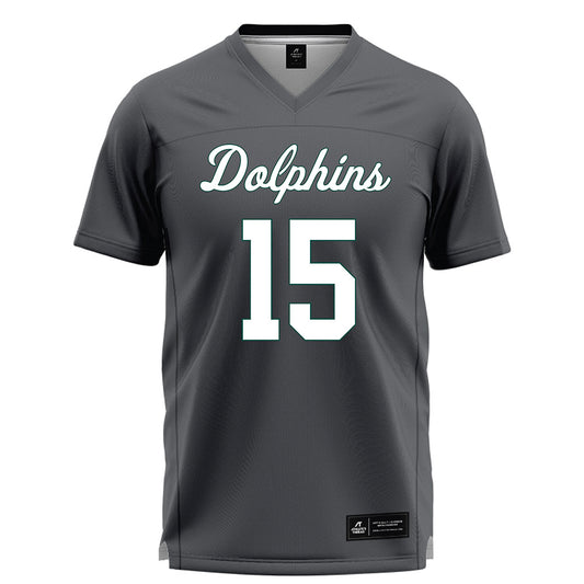 Jacksonville - NCAA Women's Lacrosse : Samantha Ednie - Grey Lacrosse Jersey-0