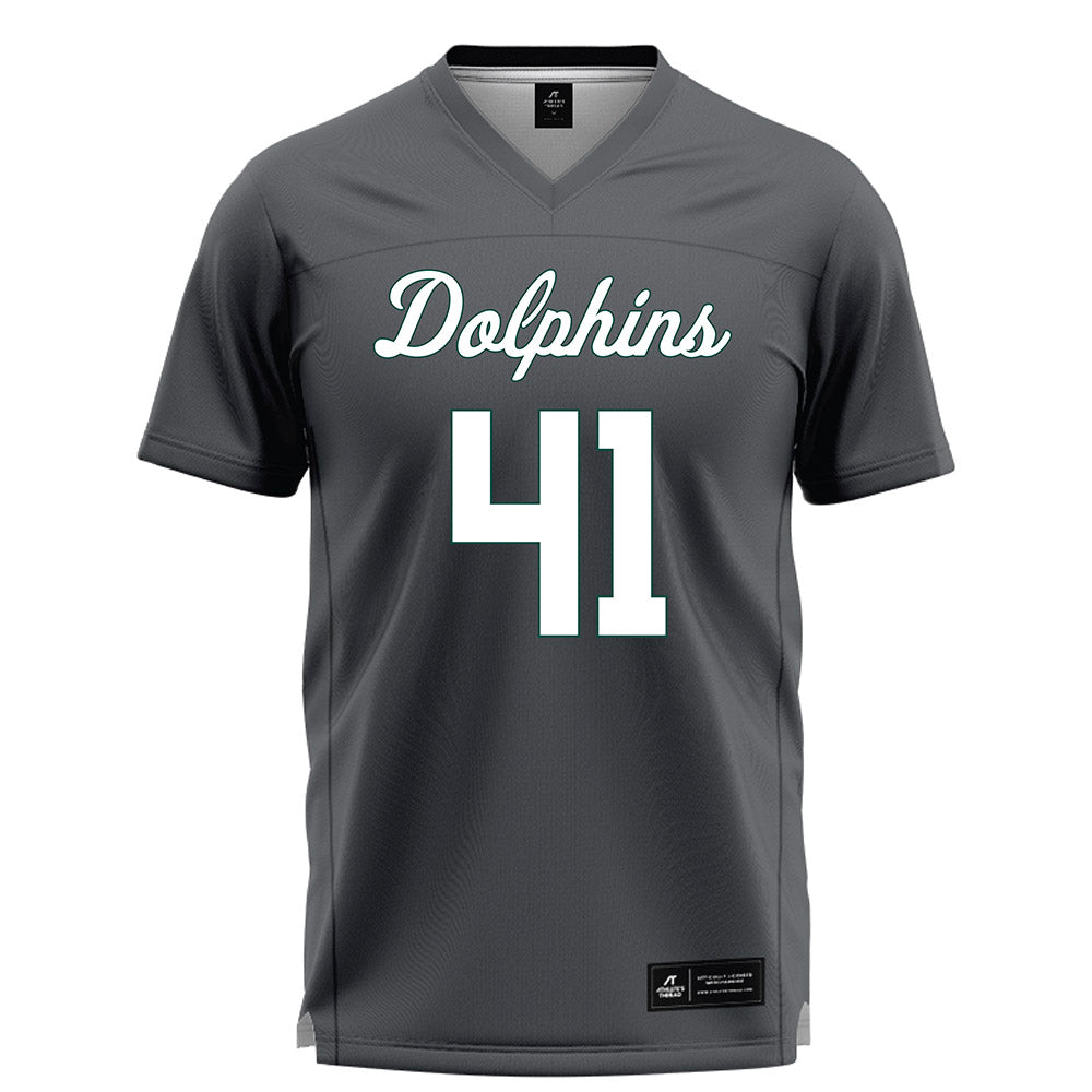 Jacksonville - NCAA Women's Lacrosse : Maggie Cuddy - Grey Lacrosse Jersey-0