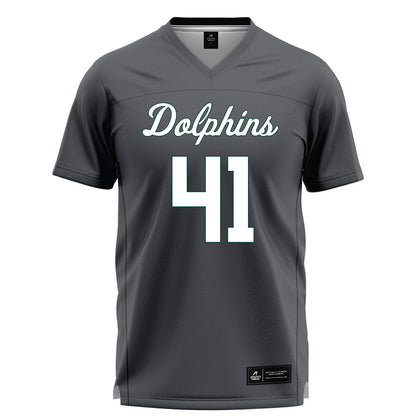 Jacksonville - NCAA Women's Lacrosse : Maggie Cuddy - Grey Lacrosse Jersey-0