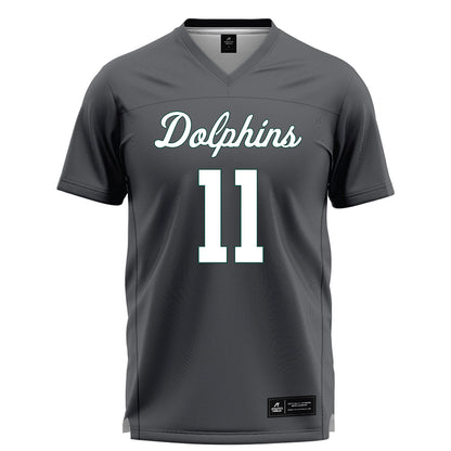 Jacksonville - NCAA Women's Lacrosse : Kylie Redman - Grey Lacrosse Jersey-0