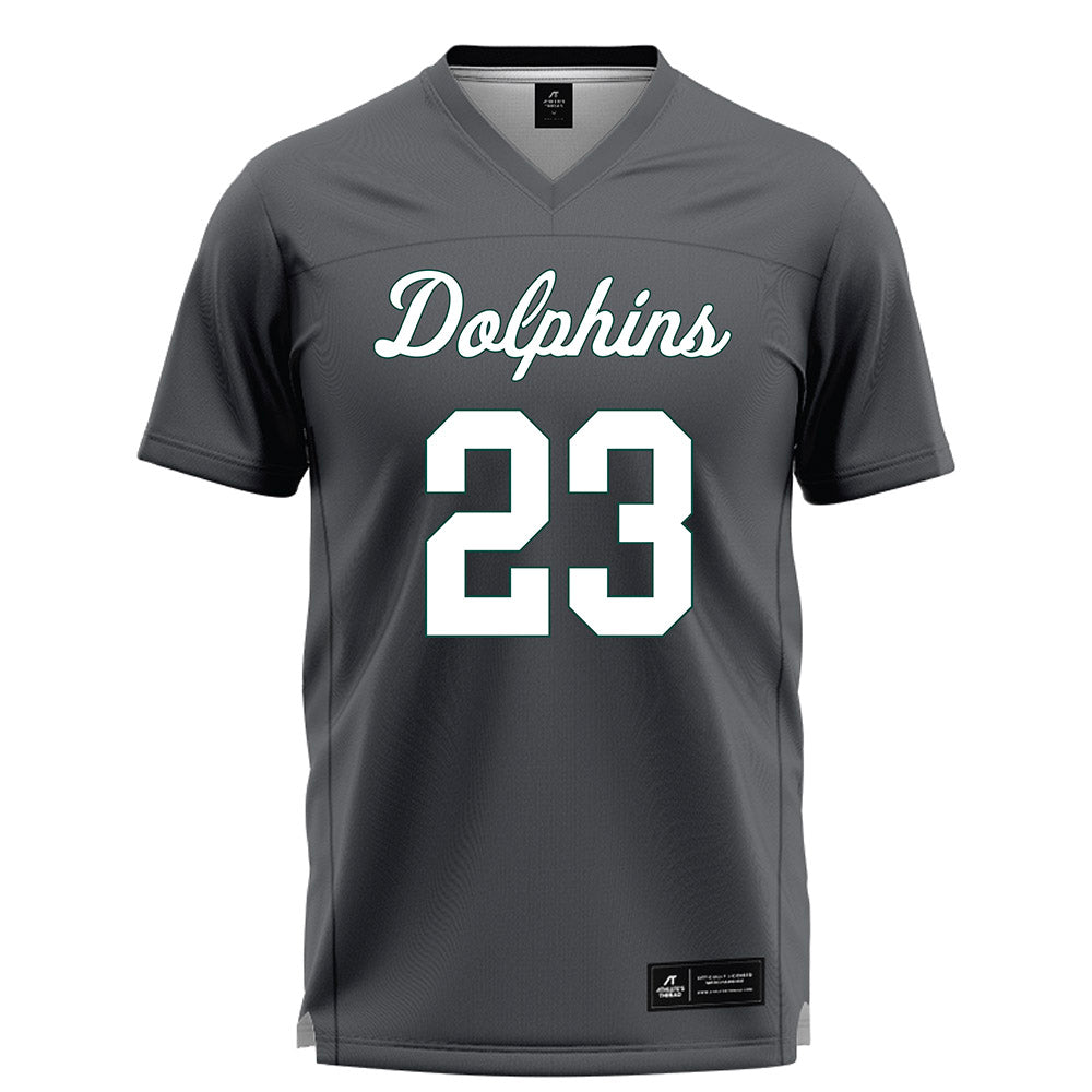 Jacksonville - NCAA Women's Lacrosse : Jacquelyn Cestone - Grey Lacrosse Jersey-0