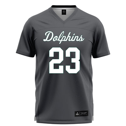 Jacksonville - NCAA Women's Lacrosse : Jacquelyn Cestone - Grey Lacrosse Jersey-0