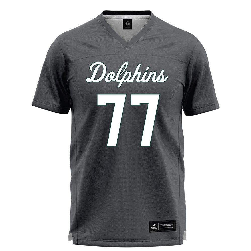 Jacksonville - NCAA Women's Lacrosse : Maddie Herman - Grey Lacrosse Jersey-0