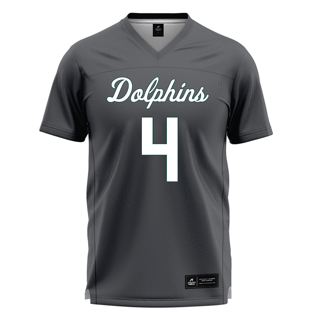 Jacksonville - NCAA Women's Lacrosse : Ainsley Scruggs - Grey Lacrosse Jersey-0