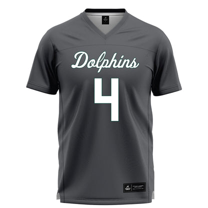 Jacksonville - NCAA Women's Lacrosse : Ainsley Scruggs - Grey Lacrosse Jersey-0