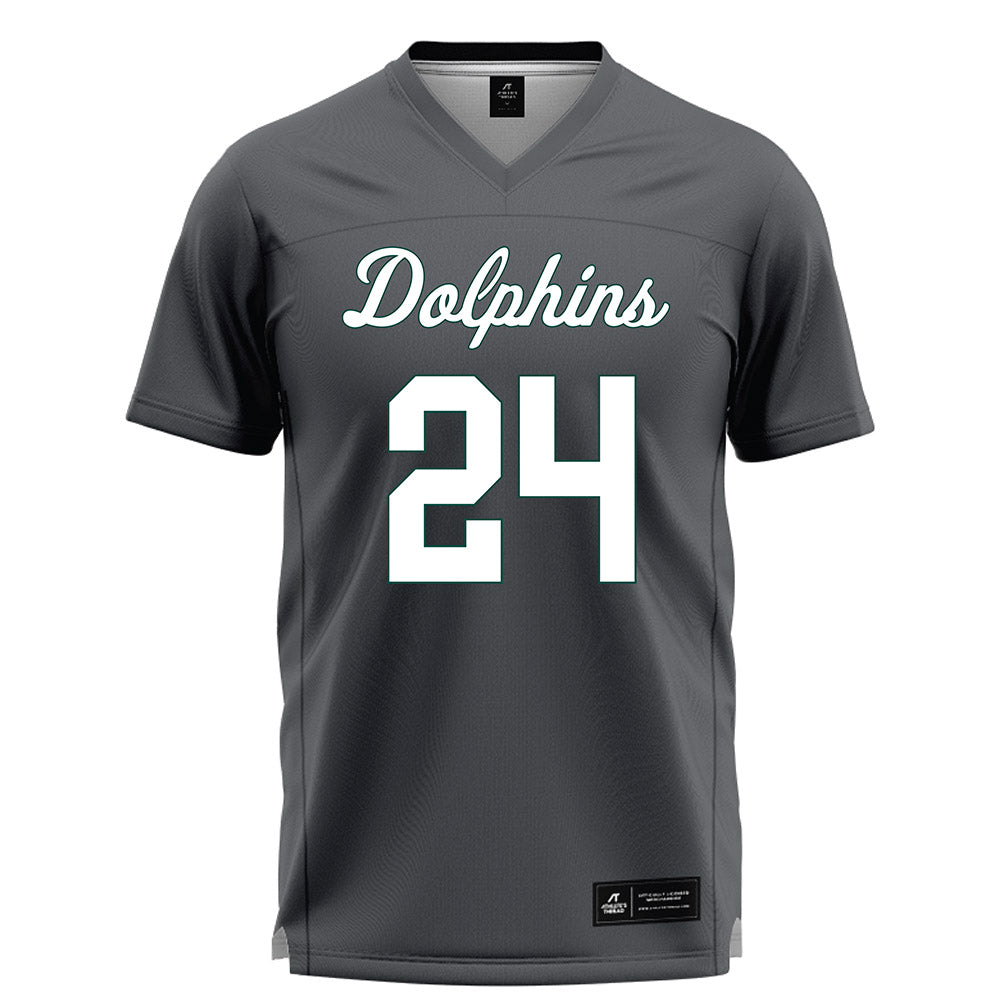 Jacksonville - NCAA Women's Lacrosse : Maddi Santini - Grey Lacrosse Jersey-0