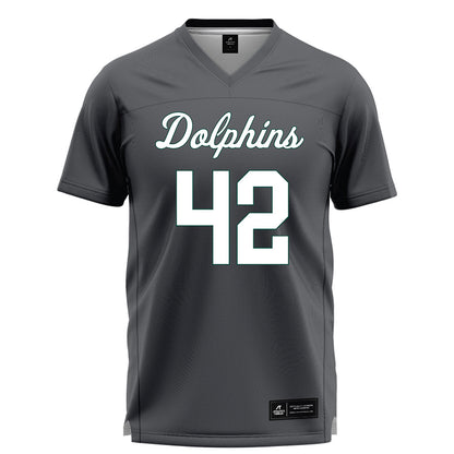 Jacksonville - NCAA Women's Lacrosse : Micaela Gillis - Grey Lacrosse Jersey-0