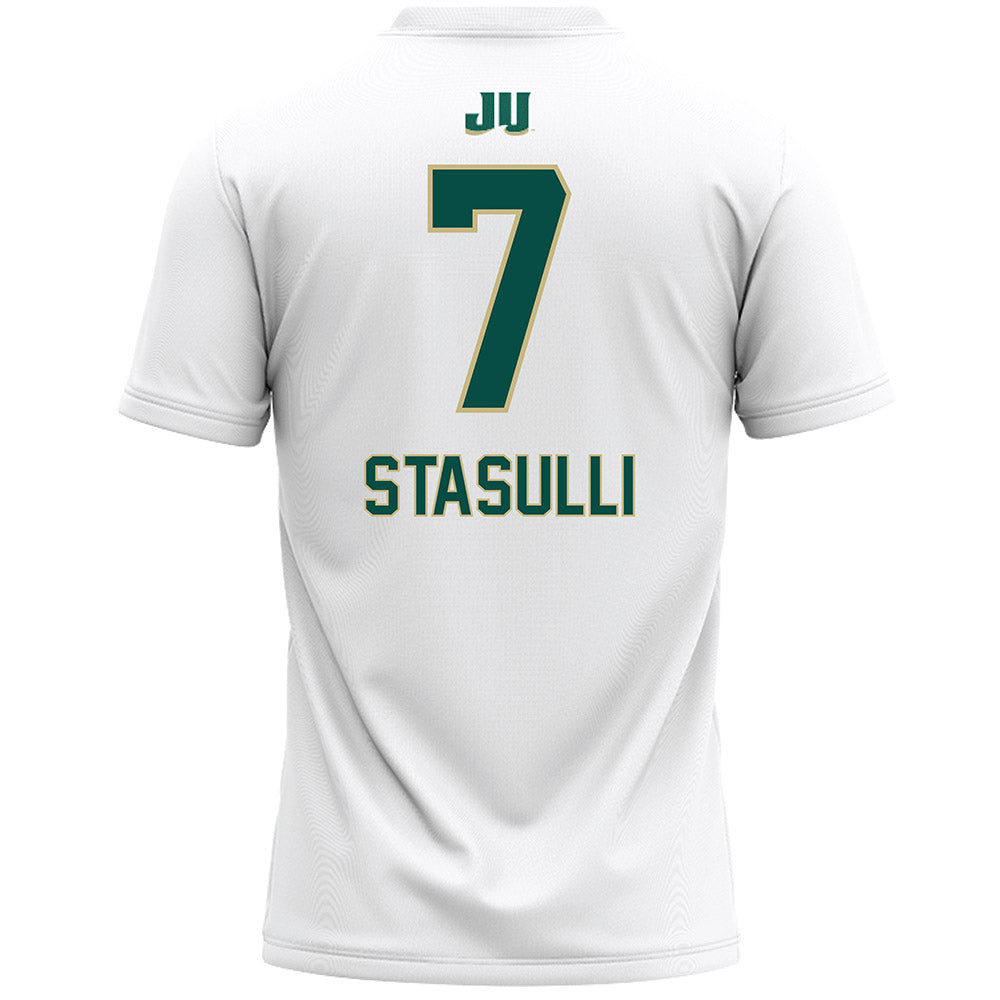Jacksonville - NCAA Women's Lacrosse : Kaila Stasulli - White Lacrosse Jersey-1