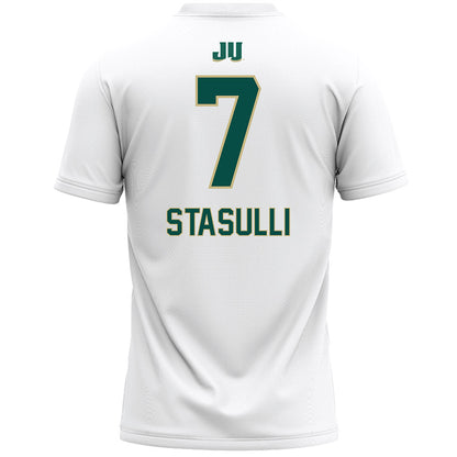 Jacksonville - NCAA Women's Lacrosse : Kaila Stasulli - White Lacrosse Jersey-1
