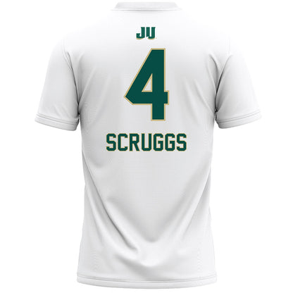 Jacksonville - NCAA Women's Lacrosse : Ainsley Scruggs - White Lacrosse Jersey-1