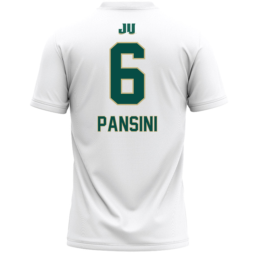 Jacksonville - NCAA Women's Lacrosse : Natalie Pansini - White Lacrosse Jersey-1