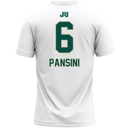 Jacksonville - NCAA Women's Lacrosse : Natalie Pansini - White Lacrosse Jersey-1