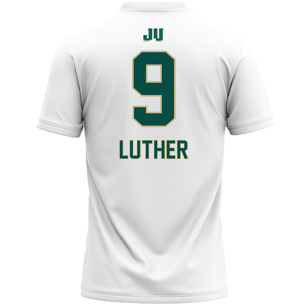 Jacksonville - NCAA Women's Lacrosse : Chloe Luther - White Lacrosse Jersey-1
