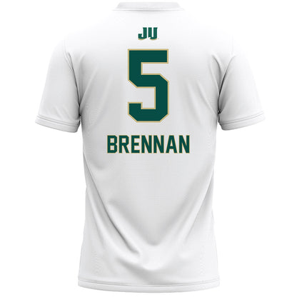 Jacksonville - NCAA Women's Lacrosse : Ella Brennan - White Lacrosse Jersey-1
