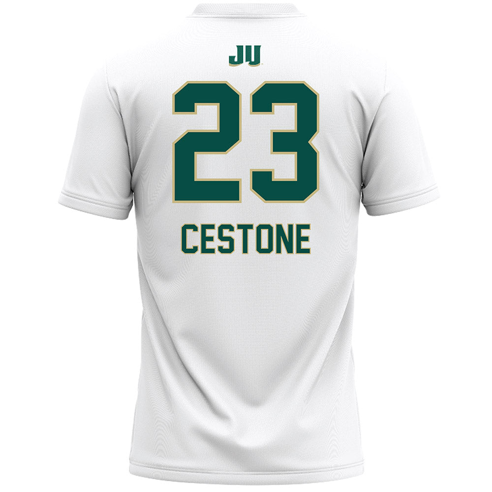Jacksonville - NCAA Women's Lacrosse : Jacquelyn Cestone - White Lacrosse Jersey-1