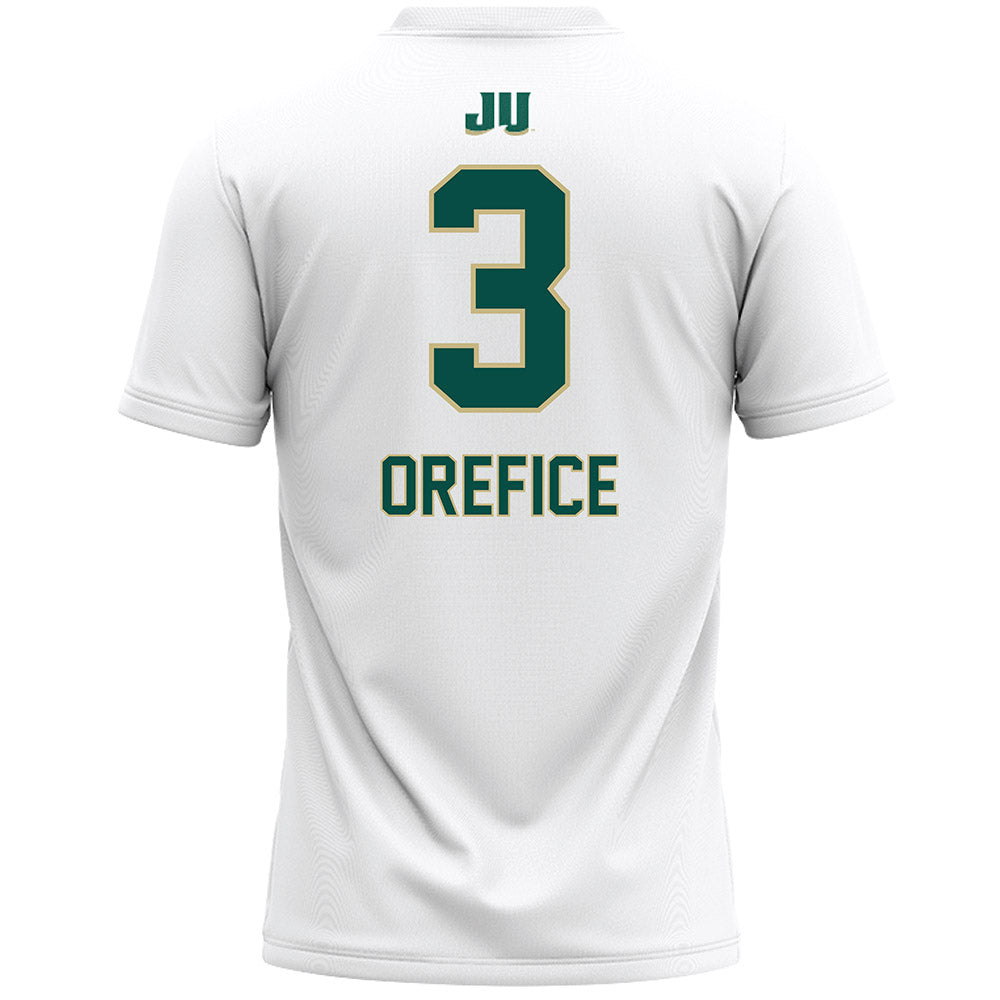 Jacksonville - NCAA Women's Lacrosse : Madelyn Orefice - White Lacrosse Jersey-1