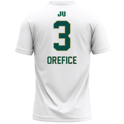 Jacksonville - NCAA Women's Lacrosse : Madelyn Orefice - White Lacrosse Jersey-1