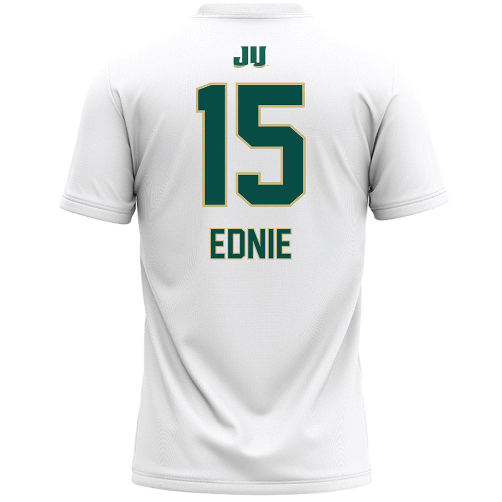 Jacksonville - NCAA Women's Lacrosse : Samantha Ednie - White Lacrosse Jersey-1