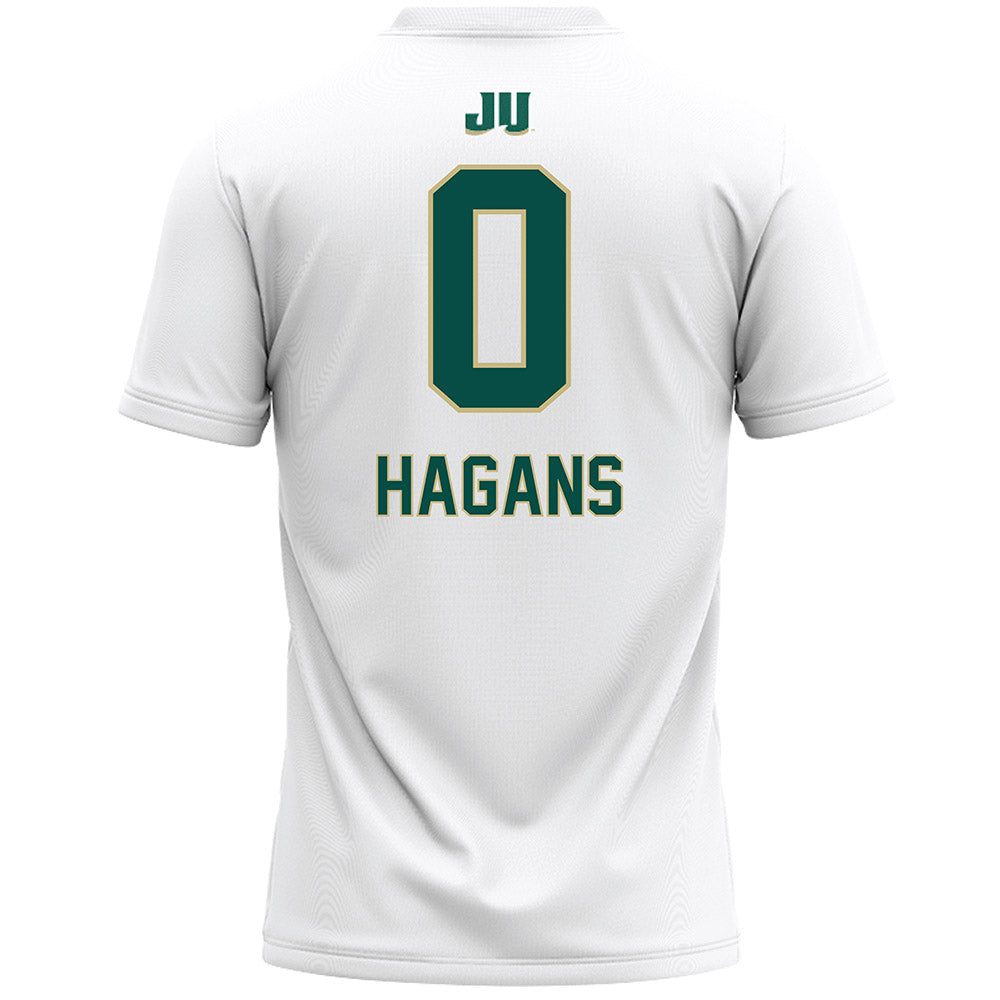 Jacksonville - NCAA Women's Lacrosse : Shae Hagans - White Lacrosse Jersey-1
