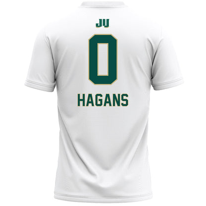 Jacksonville - NCAA Women's Lacrosse : Shae Hagans - White Lacrosse Jersey-1