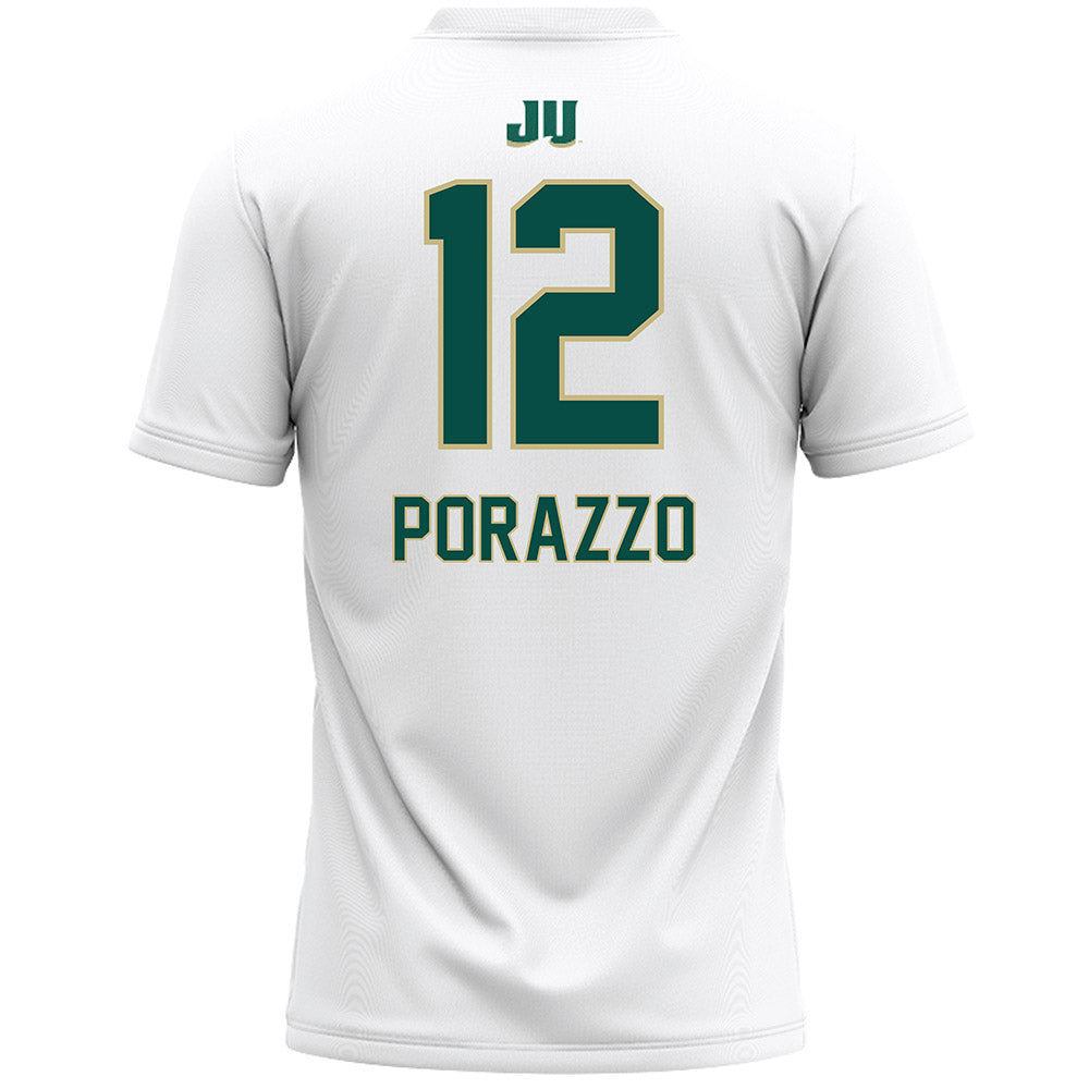 Jacksonville - NCAA Women's Lacrosse : Isabella Porazzo - White Lacrosse Jersey-1