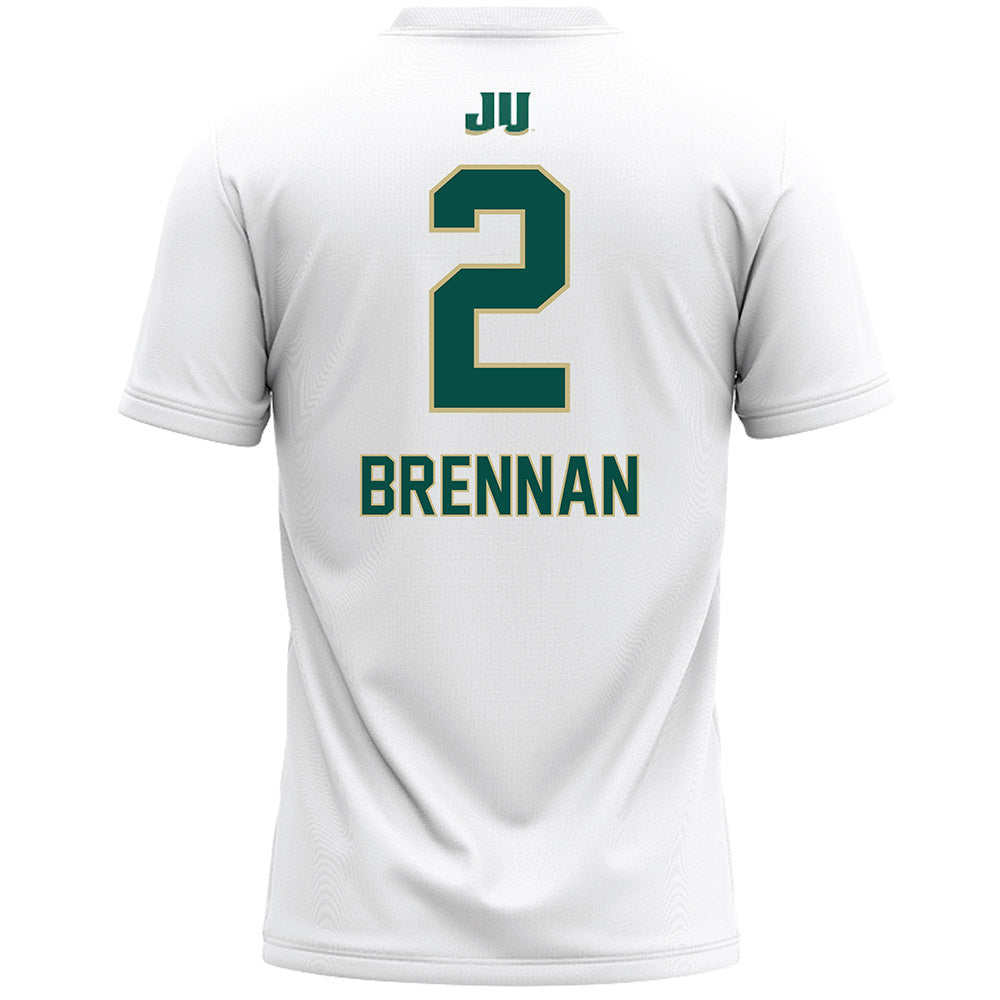 Jacksonville - NCAA Women's Lacrosse : Maeve Brennan - White Lacrosse Jersey-1