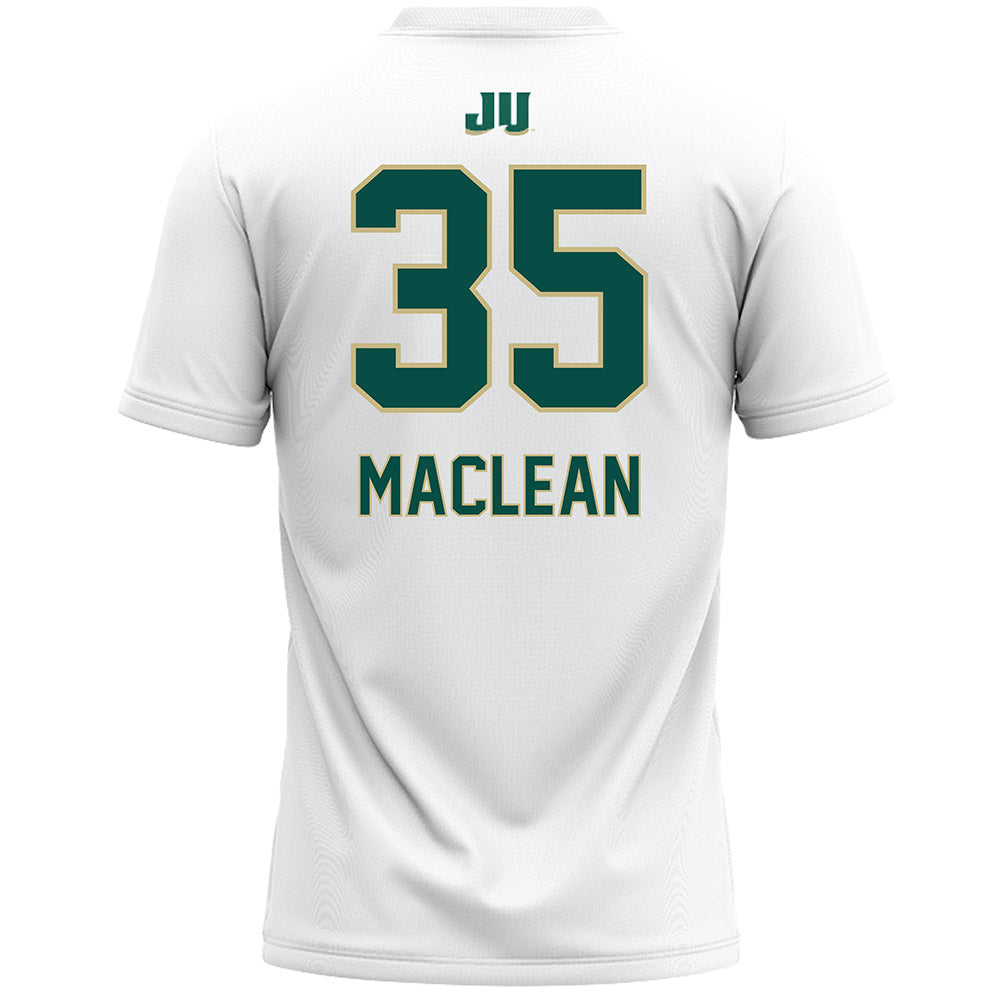 Jacksonville - NCAA Women's Lacrosse : Fiona MacLean - White Lacrosse Jersey-1