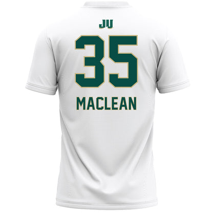 Jacksonville - NCAA Women's Lacrosse : Fiona MacLean - White Lacrosse Jersey-1