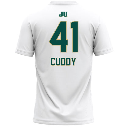 Jacksonville - NCAA Women's Lacrosse : Maggie Cuddy - White Lacrosse Jersey-1