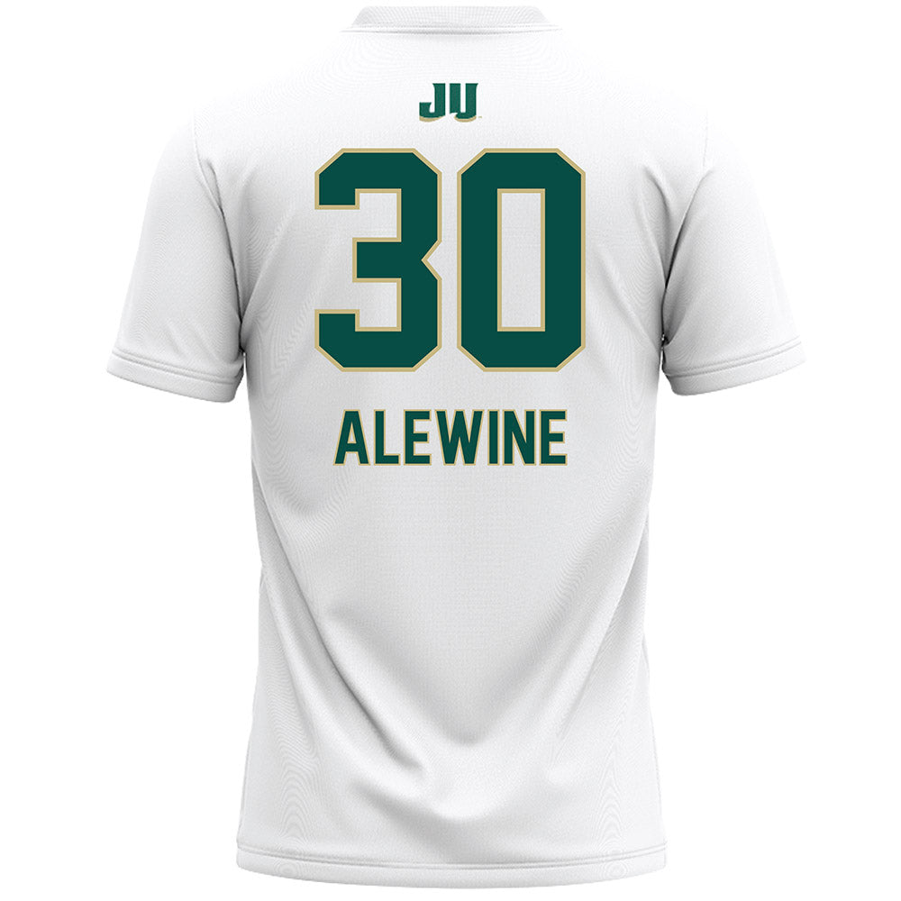 Jacksonville - NCAA Women's Lacrosse : Elia Alewine - White Lacrosse Jersey-1