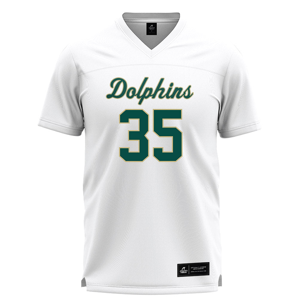 Jacksonville - NCAA Women's Lacrosse : Fiona MacLean - White Lacrosse Jersey-0