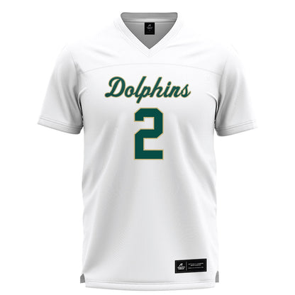 Jacksonville - NCAA Women's Lacrosse : Maeve Brennan - White Lacrosse Jersey-0