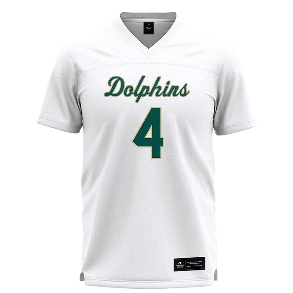 Jacksonville - NCAA Women's Lacrosse : Ainsley Scruggs - White Lacrosse Jersey-0