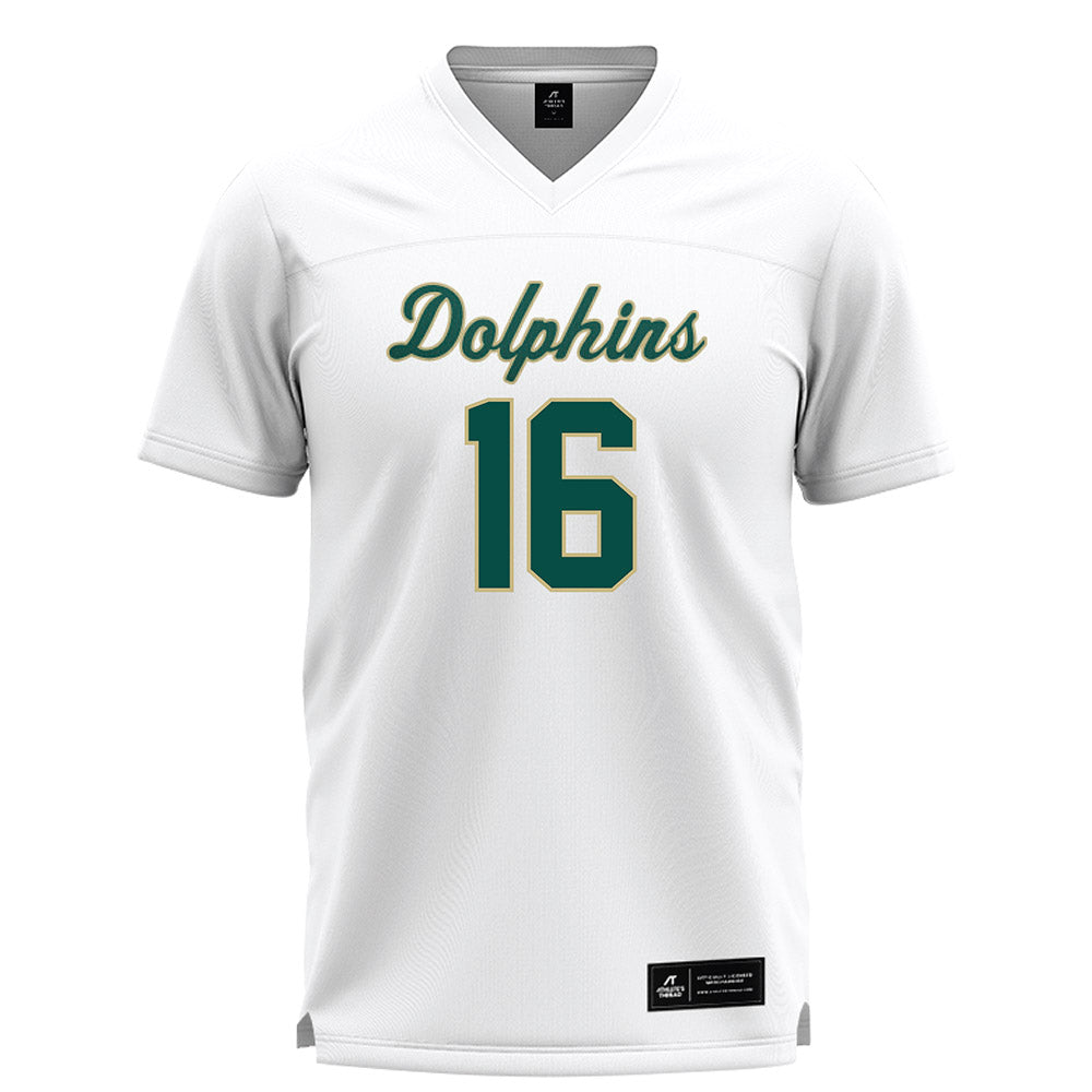 Jacksonville - NCAA Women's Lacrosse : Ava Sigrist - White Lacrosse Jersey-0