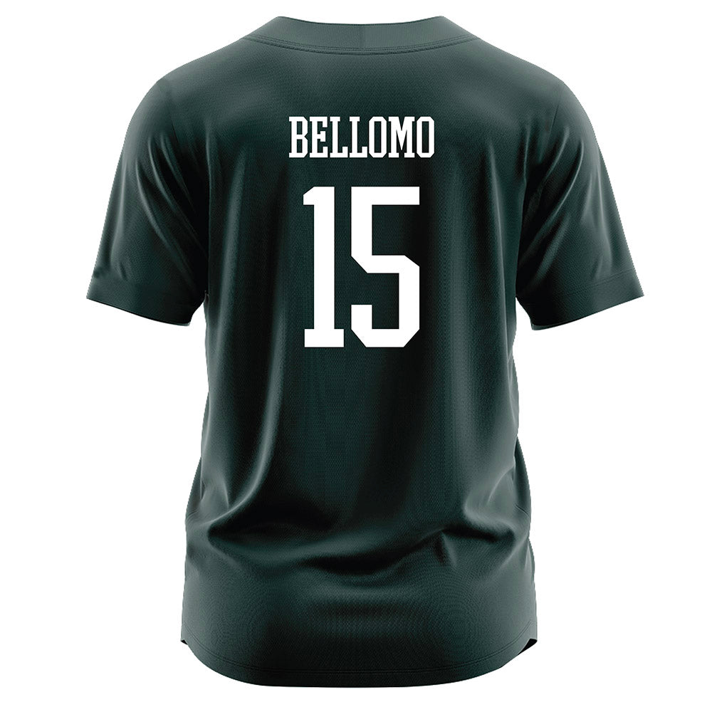 Jacksonville - NCAA Softball : Emily Bellomo - Dark Green Jersey-1