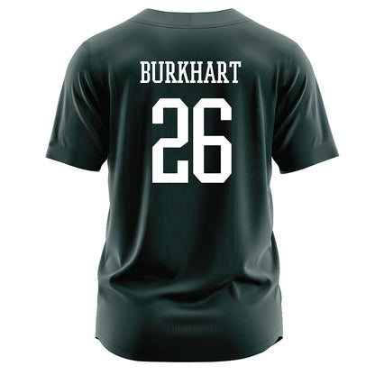 Jacksonville - NCAA Softball : Maci Burkhart - Dark Green Jersey-1