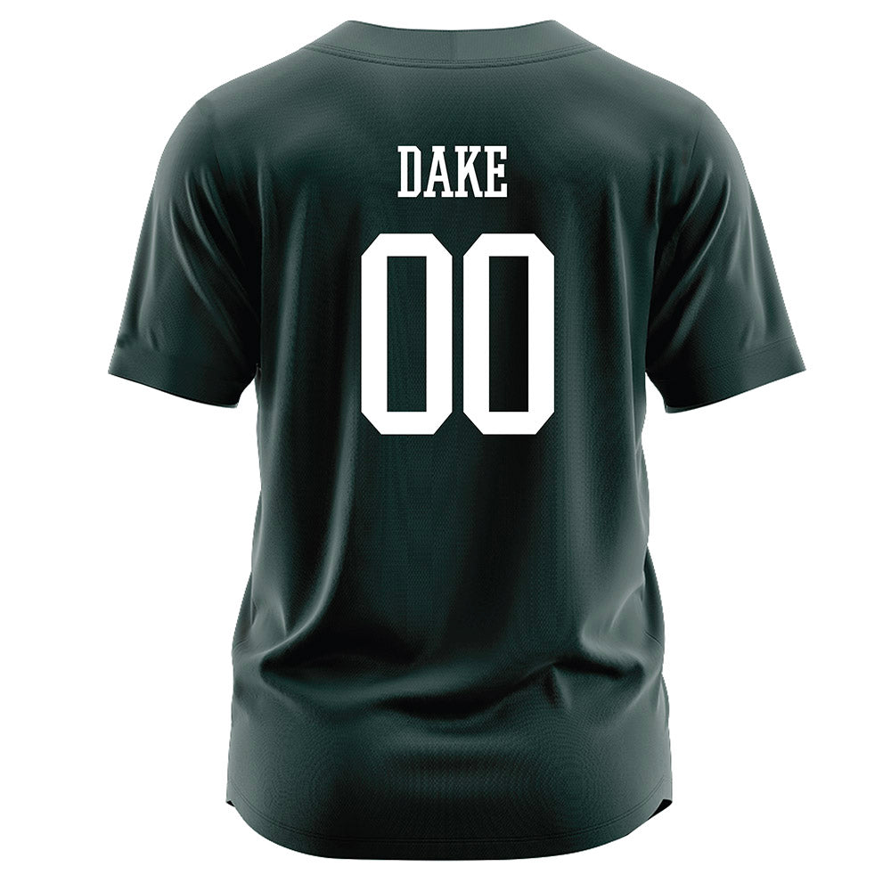 Jacksonville - NCAA Softball : Adilee Dake - Dark Green Jersey-1
