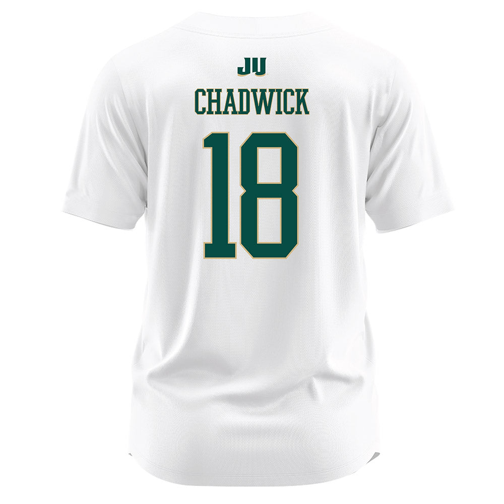 Jacksonville - NCAA Softball : Lindsey Chadwick - White Jersey-1